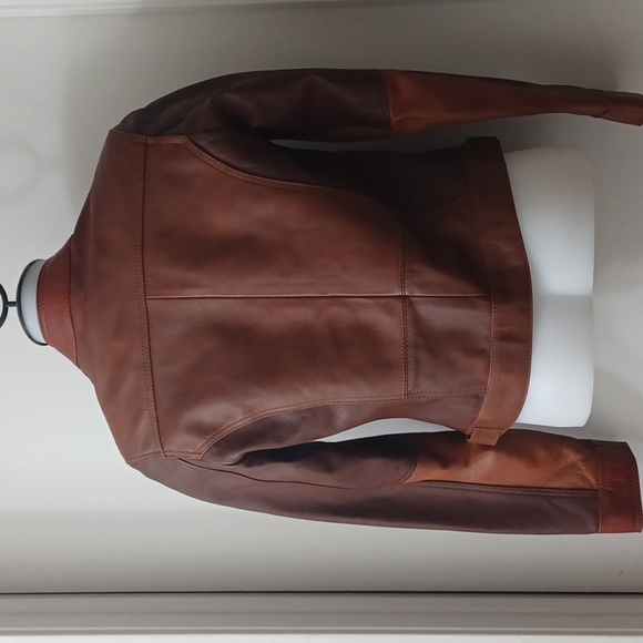 Vintage Greli leather jacket/ size Small - Picture 4 of 5